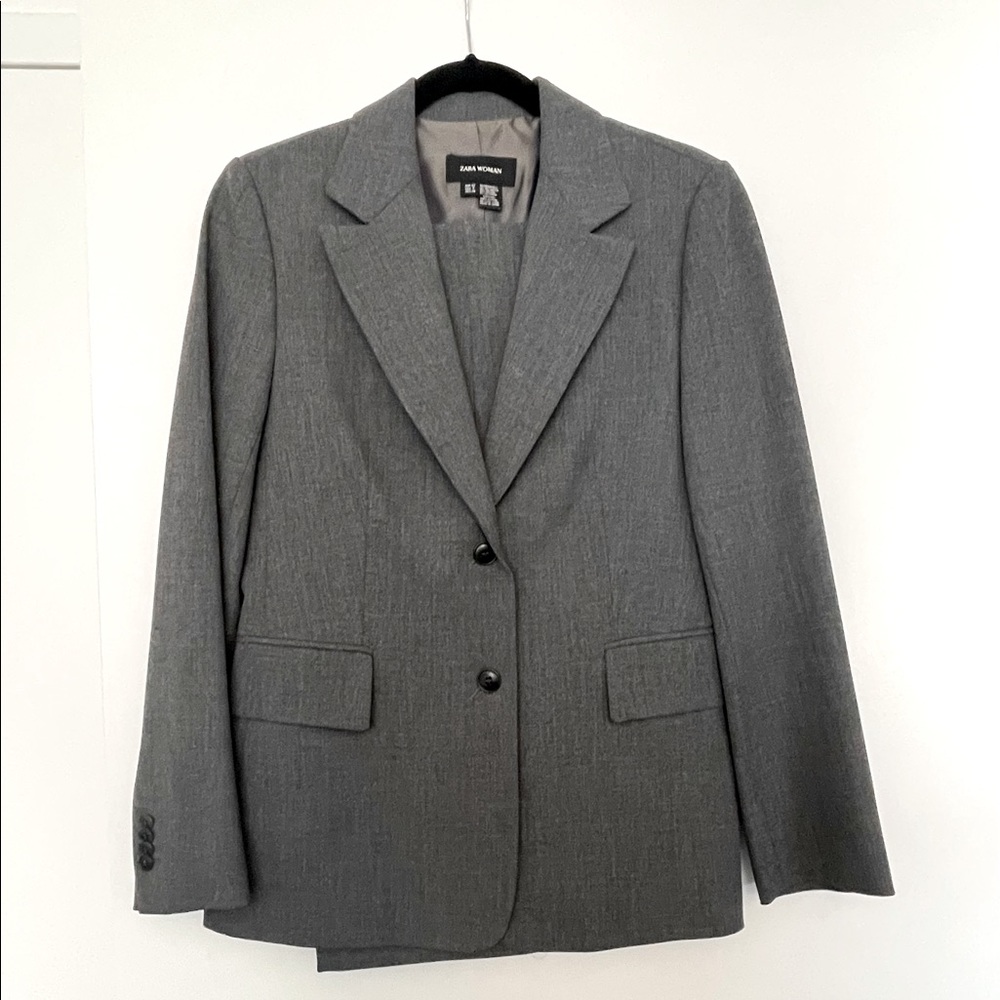 NWOT - Zara Pantsuit - Grey Size 8 - Never Worn Without Tag